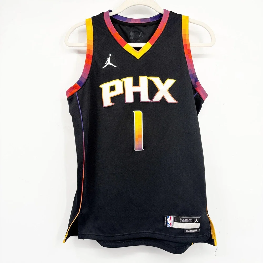 Jordan Mens NBA Phoenix Suns Devin Booker Statement Edition Jersey Size L